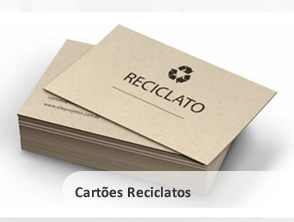 Cartão Reciclato    - MKR Comunicação
