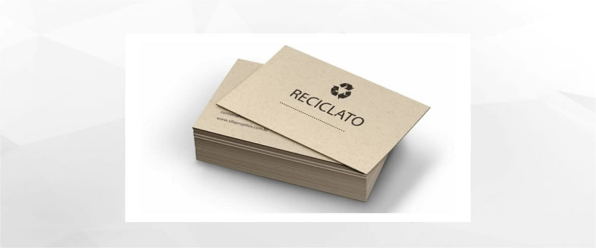 Cartão Reciclato - MKR Comunicação - Criação de Sites em Niterói, Divulgação, Agência de Publicidade, Marketing, Maricá, RJ