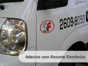 Adesivo com Recorte Eletrônico para Serralheria Frontino em Niterói