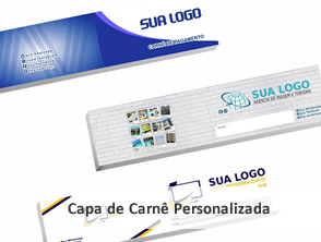 Capa de Carnê Personalizada em Niterói, Maricá e Rio de Janeiro - RJ