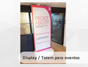 Display / Totem para eventos Personalizados em Niterói, Maricá, Cabo Frio e Rio de Janeiro - RJ