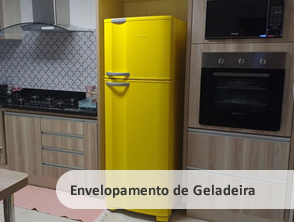 Envelopamento de geladeira em Cabo Frio, Maricá,  Niterói,  Rio de Janeiro e RJ