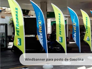 Windbanner para Posto de Gasolina em  Niterói, Maricá e Rio de Janeiro - RJ