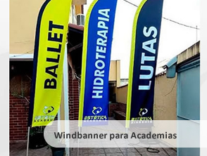 Windbanner para Academias em Niterói, Maricá e Rio de Janeiro - RJ