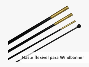 Haste flexível para Windbanner
 em Niterói, Maricá e Rio de Janeiro - RJ