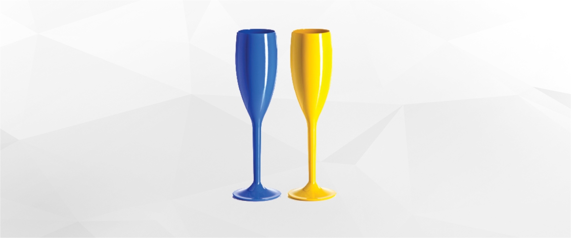 Taças de Champagne Personalizada - MKR Comunicação