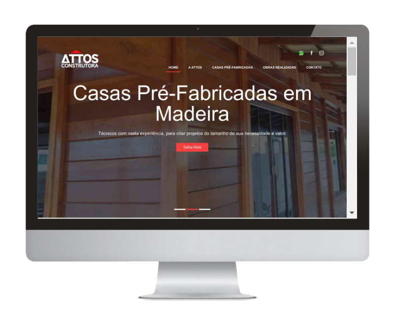 Acesse o site da Attos Construtora