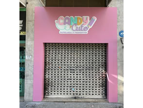 Revestimento de fachada em ACM com logo em alto relevo em PVC com pintura especial em Icaraí - Niterói - RJ