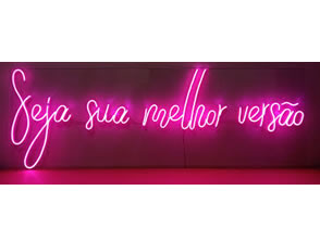Placa Luminária em LED NEON para Studios e Salão de beleza em Icarai, Niterói, RJ