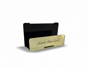 Porta cartão personalizado em acrílico