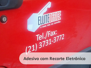 Adesivo com Recorte Eletrônico para carros