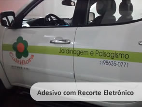Adesivo com Recorte Eletrônico para CultiFlora em Niterói