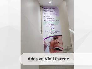 Adesivo Vinil Parede para a Dra Flávia Cristiane em Niterói
