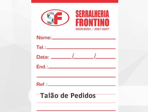 Talão de Pedidos Personalizados em Maricá,  Niterói,  Rio de Janeiro e RJ