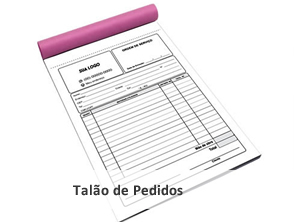 Talão de Pedidos Personalizados  em Maricá,  Niterói,  Rio de Janeiro e RJ