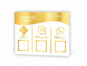 Display de Mesa / Recepção em Acrílico