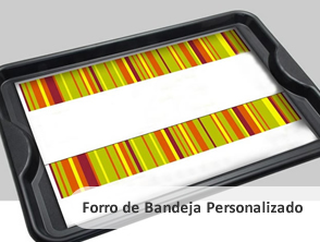 Forros de Bandeja Personalizados em Niterói, Maricá e Rio de Janeiro - RJ