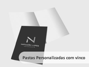 Pastas Personalizadas com vinco em  Niterói, Maricá e Rio de Janeiro - RJ