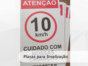 Placa de PVC personalizada  para sinalização de condomínio em Niterói, Maricá e Rio de Janeiro - RJ