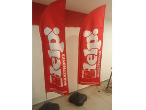 Base plástica + Haste flexível para Windbanner em Niterói, Maricá e Rio de Janeiro - RJ